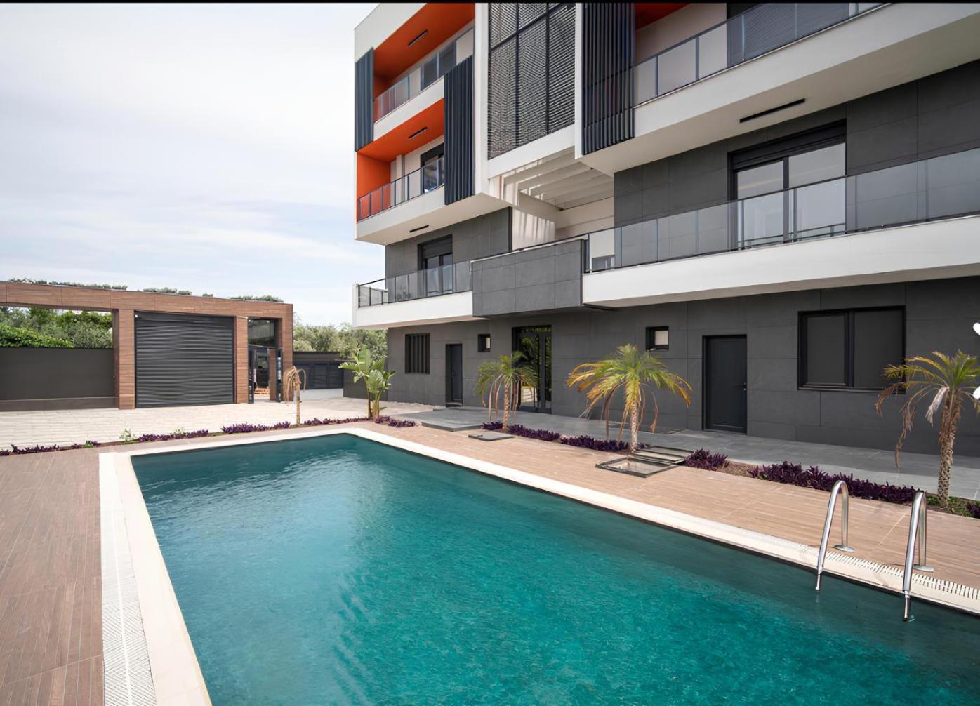 Antalya Havalimanina Yakin Havuzlu 1+1 Lux Daire Ngoại thất bức ảnh